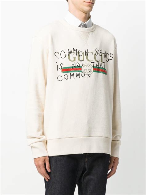 gucci common sense is not that common hoodie